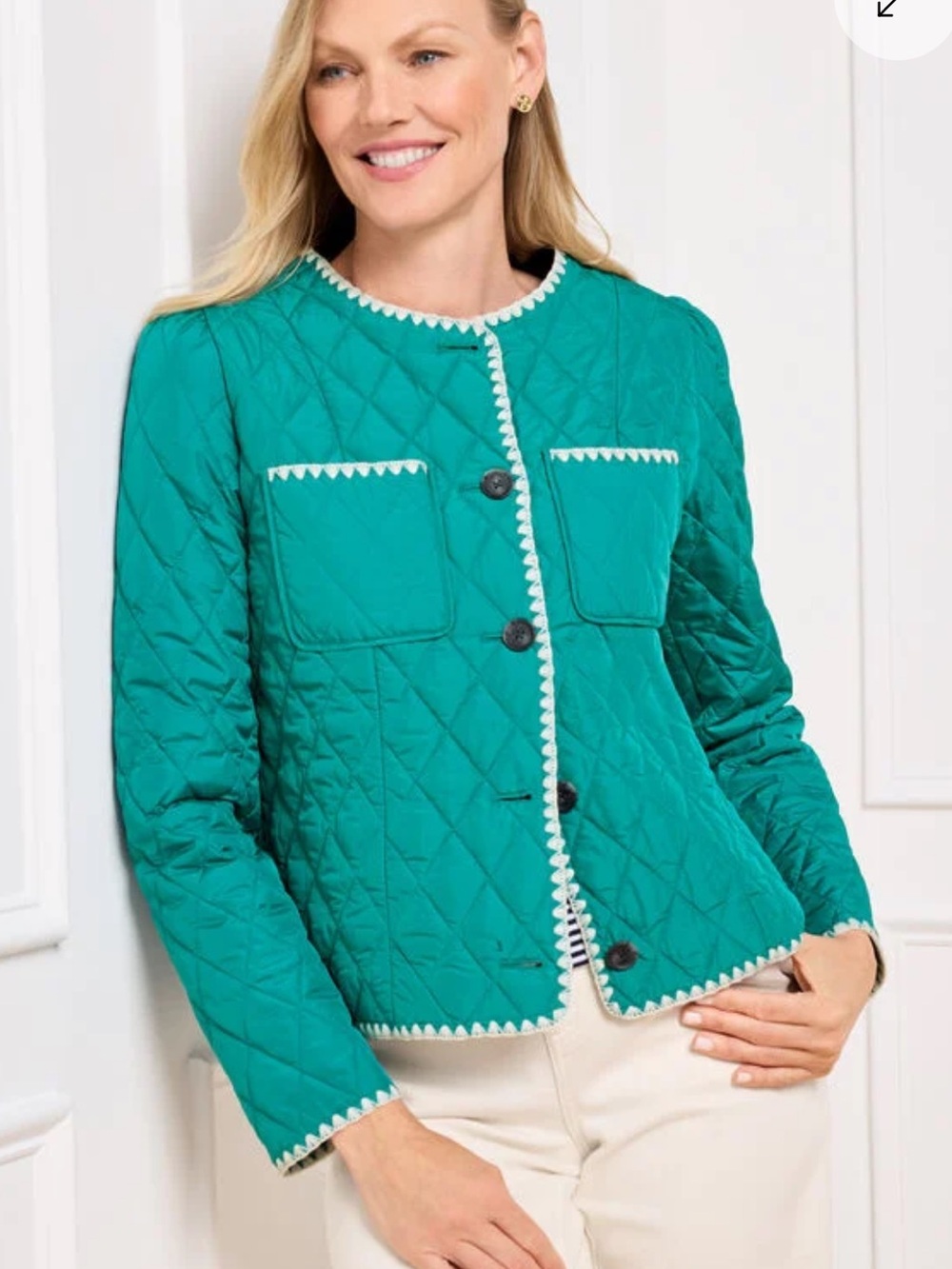 NWT Talbots QUILTED JACKET